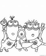 Coloring4free Despicable Coloring Pages Minions Related Posts sketch template