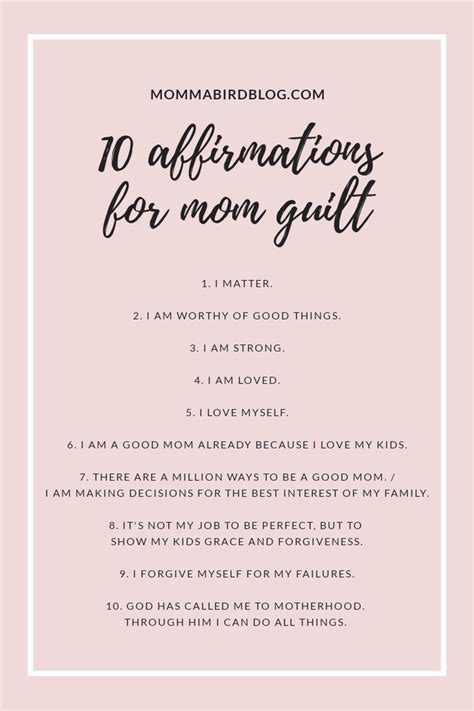 10 affirmations for mom guilt mom life quotes quotes about