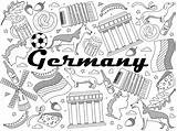 Germany Coloring Vector Illustration Book Stock Depositphotos Gmail sketch template