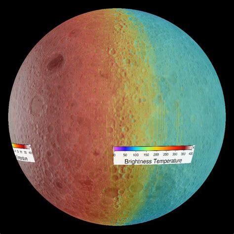 Moon Surface Temperature Science On A Sphere