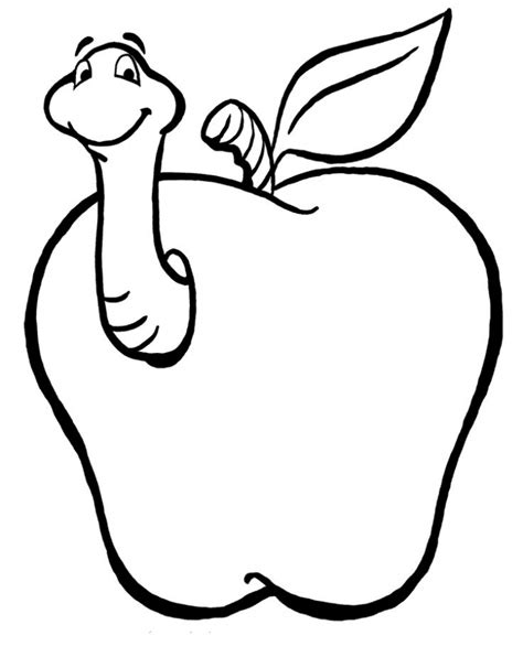 printable apple coloring pages wchd
