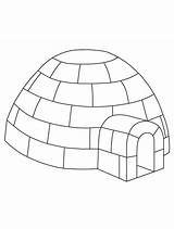 Igloo Coloring Pages Printable Preschool Winter Crafts Built Colouring Letter Craft Kids Alphabet Drawing Worksheets Color Jumbo Getdrawings Visit Choose sketch template