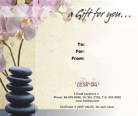 edit  massage gift certificate template printable  docs