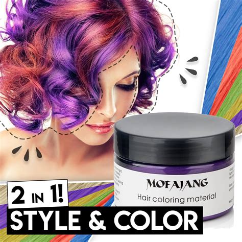 temporary color hair wax fancyberrie