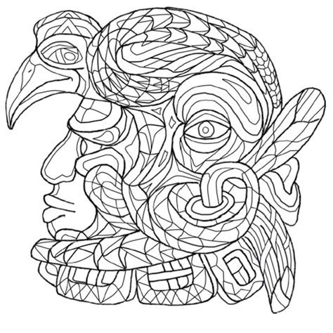 mayan warrior drawing  getdrawings