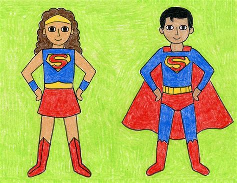 easy   draw  superhero tutorial  superhero coloring page