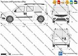 Fiat Doblo Maxi Templates Combi Lwb Vector sketch template