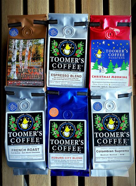 super sampler six pack your choice toomers coffee roasters