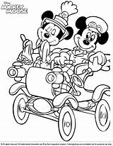 Mickey Mouse Coloring Pages Minnie Car Coloringlibrary Color Sheets Print Disney Choose Board Printable sketch template