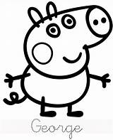 Peppa Pig George Coloring Pages Colouring Choose Board Sheets Printable Kids Birthday Color sketch template