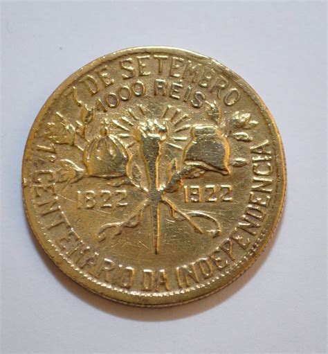 moeda antiga moedas  reis ano  brasil   em mercado livre