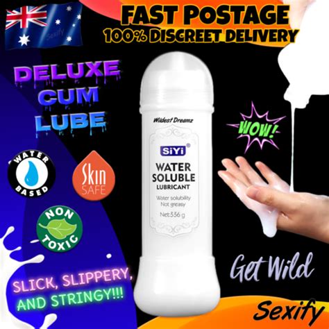 Cum Lube Lubricant Realistic Jizz Fake Sperm Stringy Sex Toy White