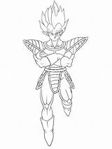 Vegeta Lineart Mewarnai Dbz Goku Kualitas Tinggi Diposting sketch template