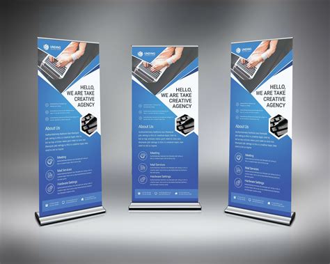 psd modern roll  banner graphic prime graphic design templates