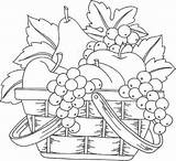 Obst Korb Basket Teechip sketch template