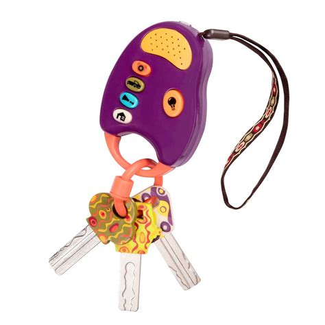 Funkeys Purple Toy Car Keys With Lights And Sounds B Toys