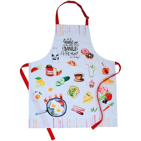 slei breakfast apron 27 5 x 33 inches 100 natural