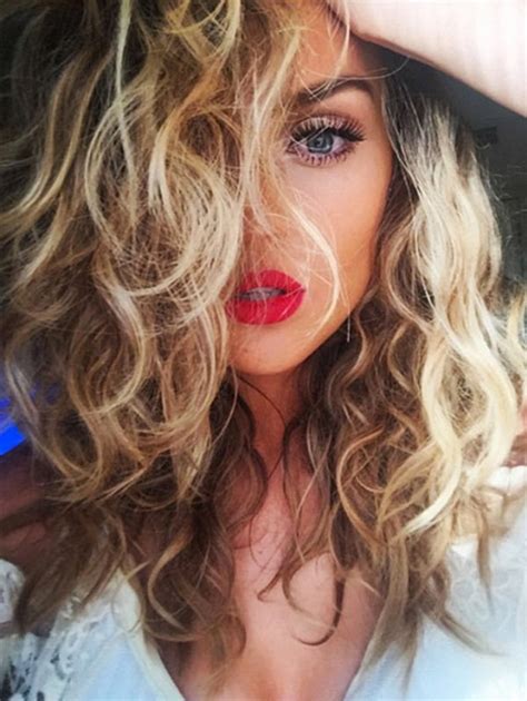 perrie edwards curly hair makeover — see her volumized