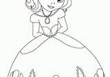 Junior Coloring Disney Pages Coloring4free Sofia Category sketch template