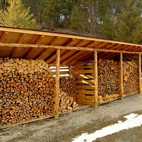 designs  build  wood shed  store firewood hunker