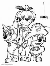 Patrol Paw Coloring Pages Printable Halloween Print Look Other sketch template