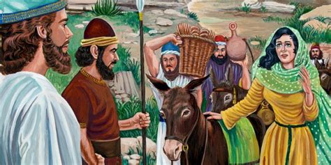 Abigaíl Y David Historia Bíblica Bible Stories Bible Pictures Bible