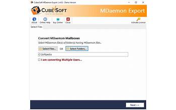 CubexSoft MBOX Export screenshot #4