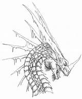 Dragon Coloring Pages Ice Drawing Head Printable Procoloring Cool Evil Drawings Scrap Headed Deviantart Two Realistic Sketch Adult Chinese Adults sketch template