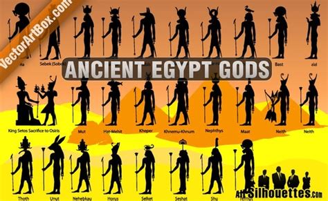 Ancient Egypt Gods Free Vector In Adobe Illustrator Ai