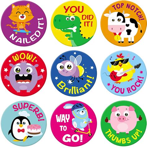 sweetzer orange reward stickers  teachers  stickers  kids   designs