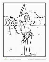 Archery Bing sketch template