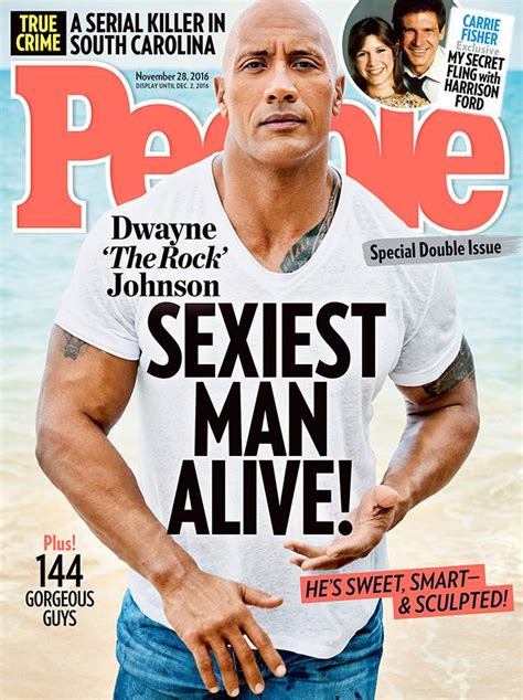 dwayne johnson 2016 from people s sexiest man alive through the years e news