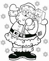 Pages Coloring Santa Kids Getcolorings sketch template