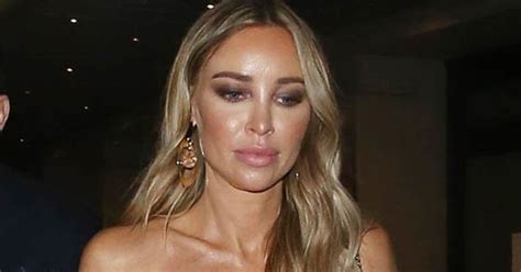 Hold Tight Towie’s Lauren Pope Maximises Sex Appeal In Top Held Up By