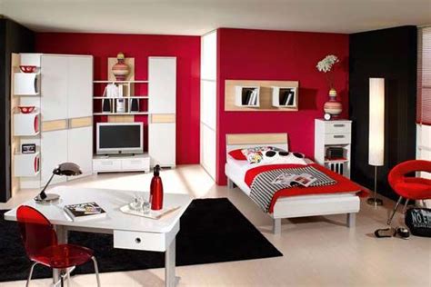 Teenage Girl Red Bedroom Ideas For Girls