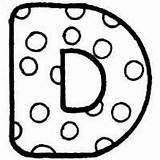 Dot Alphabet sketch template