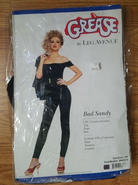 Grease Bad Sandy Costume By Leg Avenue Sz S 2012 Ebay