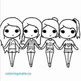 Coloring Bff Pages Getdrawings sketch template