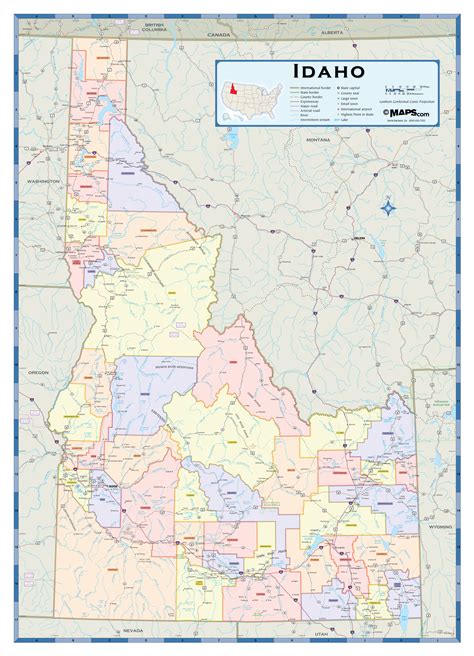 idaho county map mailnapmexicocommx