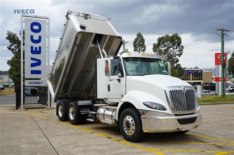 iveco trucks australia dumps international transporttalk truck  industry equipment news