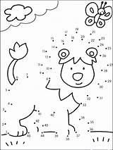 Coloring Pages Dot Easy Dots Popular Color sketch template