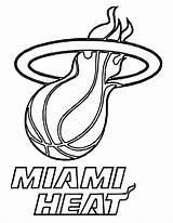 Coloring Nba Pages Logo Basketball Jordan Bulls Miami Chicago Logos Printable James Drawing Lebron Sheets Team Lakers Heat Boys Cool sketch template