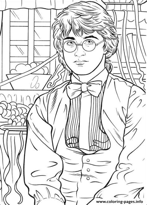 harry potters printable coloring page printable