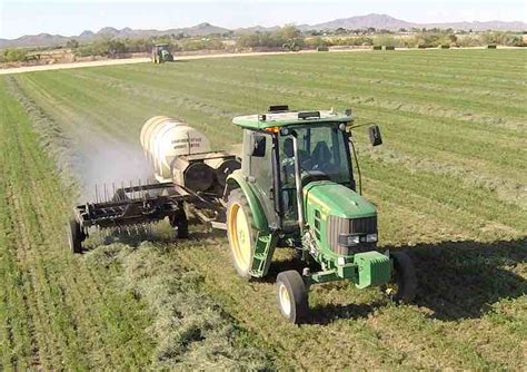 dew maker  applies hot mist  dry hay created  harvest tec ag industry news farm