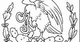 Aguila Mexico Escudo sketch template