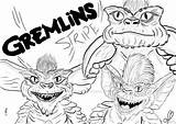 Gremlins Gremlin sketch template