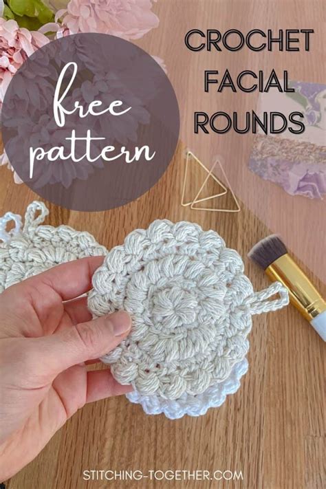 lovely crochet makeup remover pads pattern