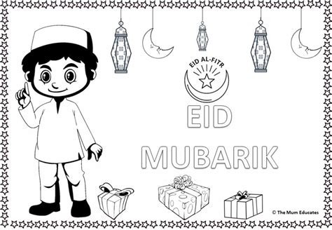 childrens eid coloring pages coloring pages  kids