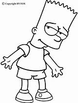 Bart Simpson Coloring Pages Hellokids Color sketch template