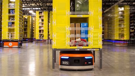 amazon amzn   beginning   robots   warehouses